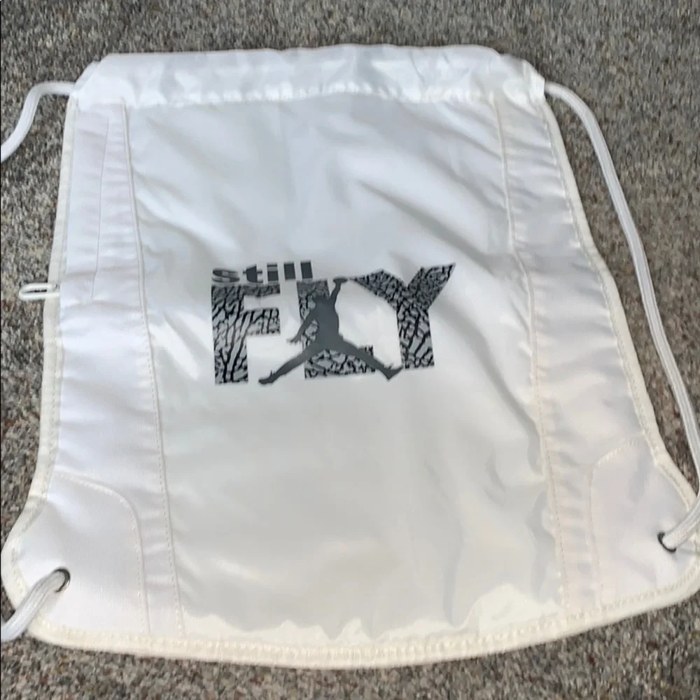 Nike Jordan Jumpman Still Fly White Gray  Backpack